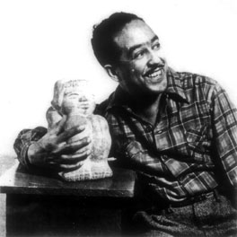 [Photograph: Langston Hughes by Gordon Parks, 1943, Library of Congress]