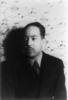 [Photograph: Portrait of Langston Hughes,
1936 Feb. 29; by Carl Van Vechten, Library of Congress.]