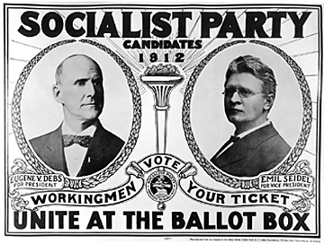 [The official campaign poster for the 1912 election.]
